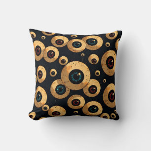 Coussin Motif Eyeball déplaisant Décor d'Halloween éffra