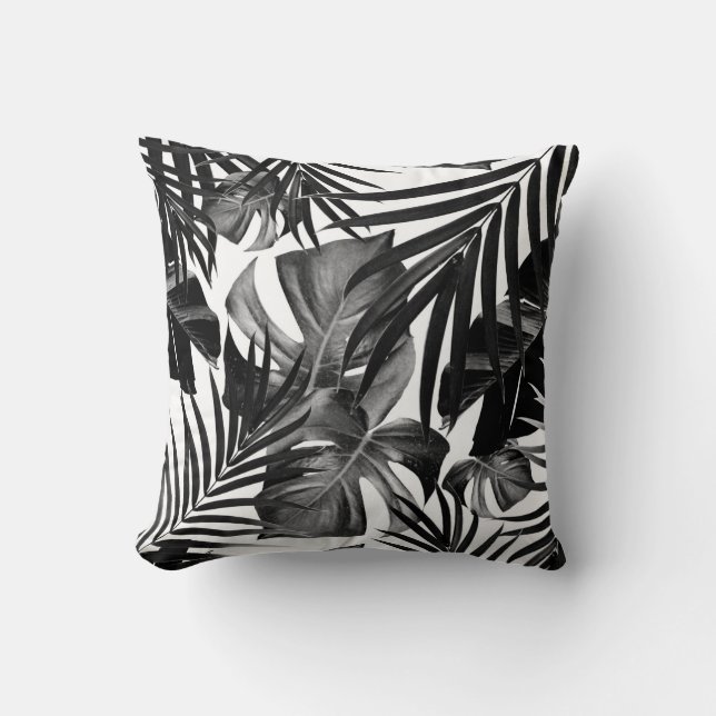 Coussin Motif Feuille de la jungle tropicale n° 10 (Recto)