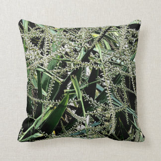 Coussin motif feuille no1.