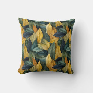 Coussin Motif Feuilles d'automne