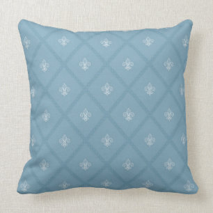 Coussin motif Fleur-De-lis