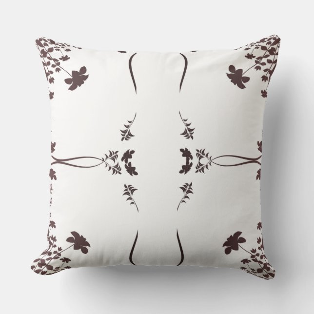 Coussin motif floral (Recto)