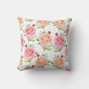 Coussin Motif Floral Classé Jeu d'oreiller