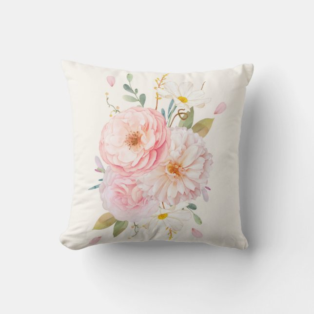 Coussin Motif Floral Classé Jeu d'oreiller (Recto)