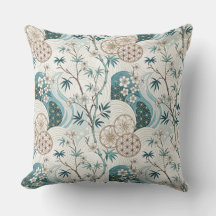 Motif floral de floraison de bambou japonais tradi