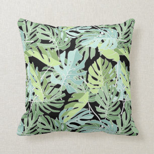 Coussin Motif floral de jungle