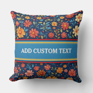 Coussin Motif floral élégant