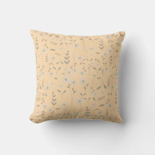 Coussin Motif floral sans couture de marguerite blanche su