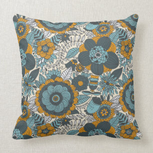 Coussin Motif floral vintage