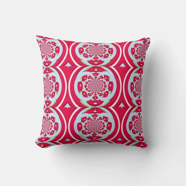 Coussin Motif fractal Artsy (Recto)