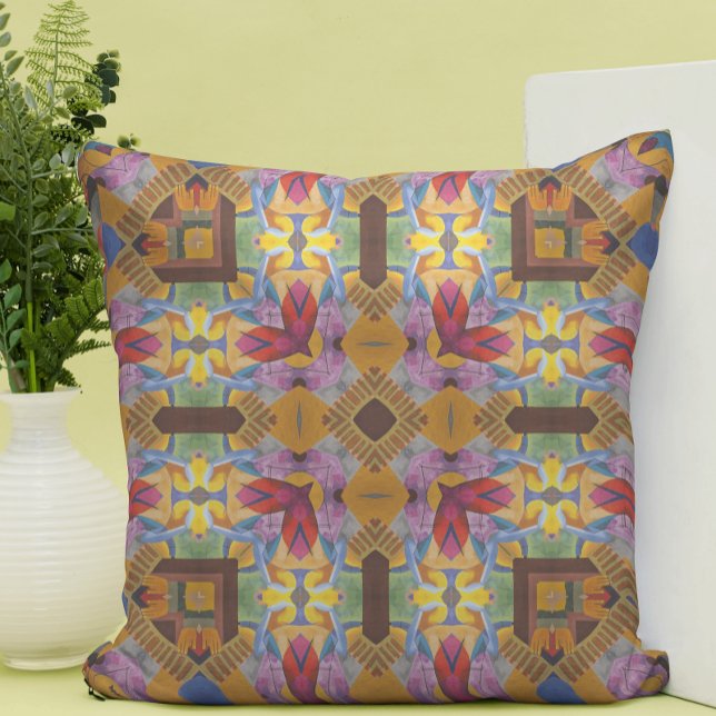 Coussin Motif fractal des Coeurs arabes (Créateur téléchargé)