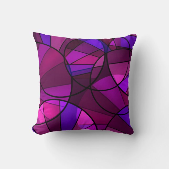 Coussin motif géométrique Abstrait (Recto)