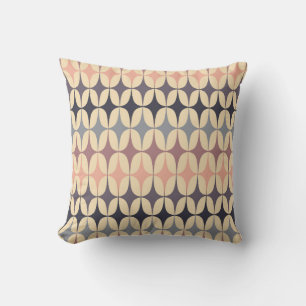 Coussin Motif géométrique Abstrait des triangles rétro