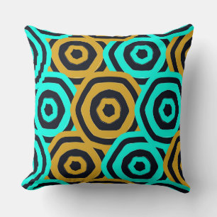 Coussin Motif géométrique Art Nouveau
