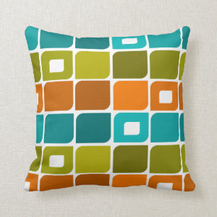 Coussin Motif géométrique moderne de la moitié du sièc