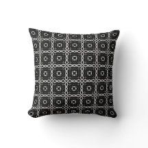 Motif géométrique noir blanc et argenté