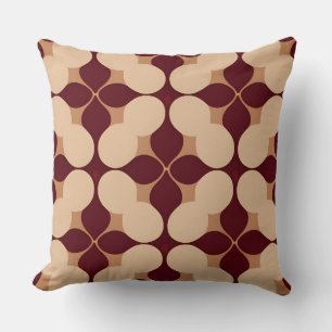 Coussin Motif géométrique rétro abstrait sans couture
