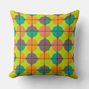 Coussin Motif géométrique vibrant