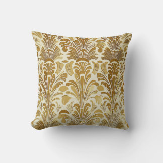 Coussin Motif Gold Art déco