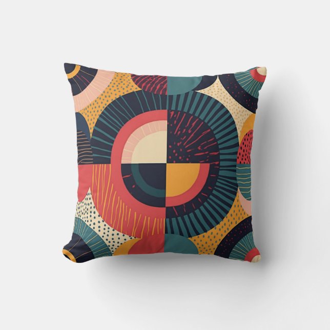 Coussin motif graphique (Recto)