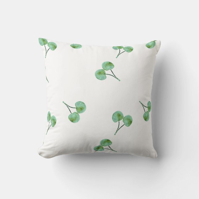 Coussin Motif Green Cherry (Recto)