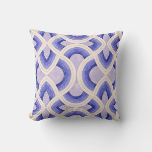 Coussin Motif Groovy Rétro Vintage dans des nuances de Cér