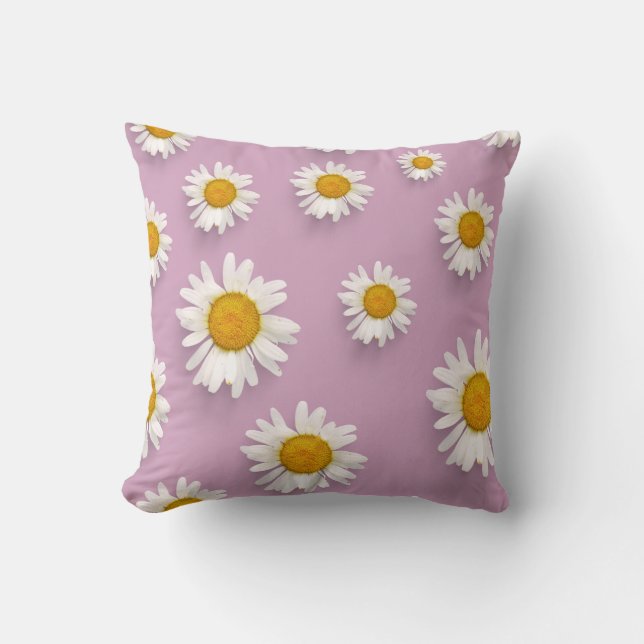 Coussin Motif guerrier sur Arrière - plan rose (Recto)