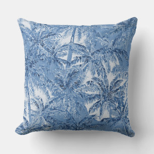 Coussin Motif Hawaïen imprimé cocotier palmier