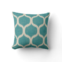 Motif Ikat d'oignon bleu et beige avec texture