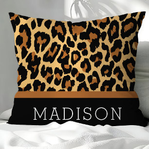 Coussin Motif Imprimé Animal Personnalisé Léopard Guépard