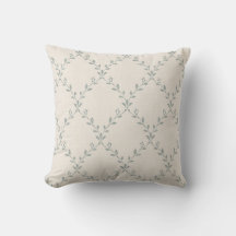 Motif imprimé en bloc de treillis floral sauge att