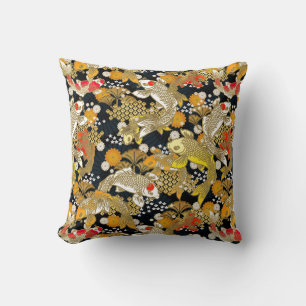 coussin motif japonais