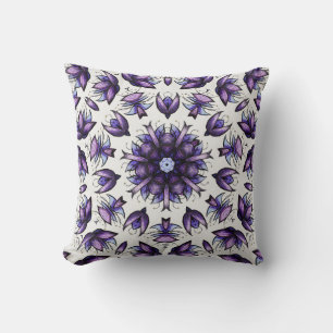 Coussin Motif kaléidoscopique Abstrait Mandala