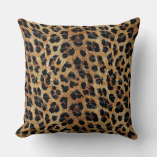 Coussin Motif léopard, tigre, peau de léopard, tendance,