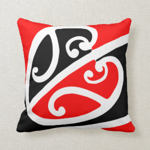 Coussin Motif maori 2 de Kowhaiwhai