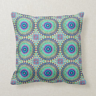 Coussin Motif marocain de Mandela de mosaïque dans