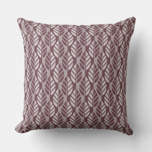 Coussin Motif moderne des Feuilles pourpres