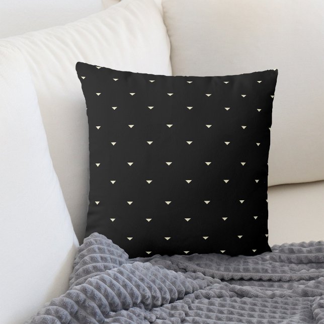 Coussin Motif noir blanc (Créateur téléchargé)