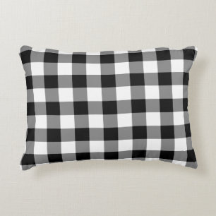 Coussin Motif noir et blanc classique