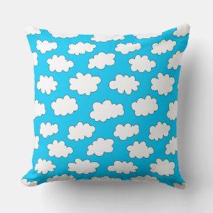 Coussin Motif nuages fluides