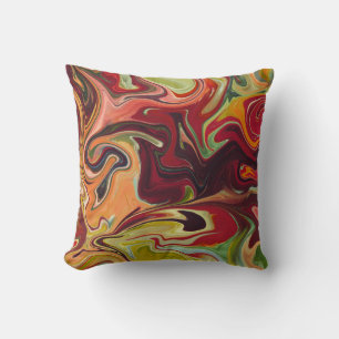 Coussin Motif ondulé coloré