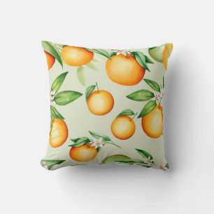Coussin Motif orange