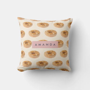 Coussin Motif Pastel Donut Sprinkel personnalisé