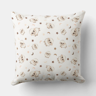 Coussin Motif Pastel Sheep