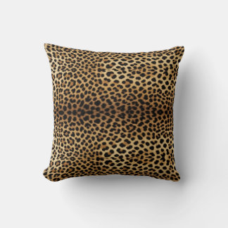 Coussin Motif Peau de Léopard