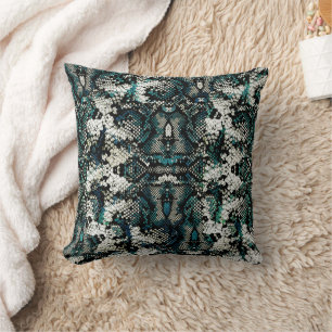 Coussin Motif Peau de Serpent