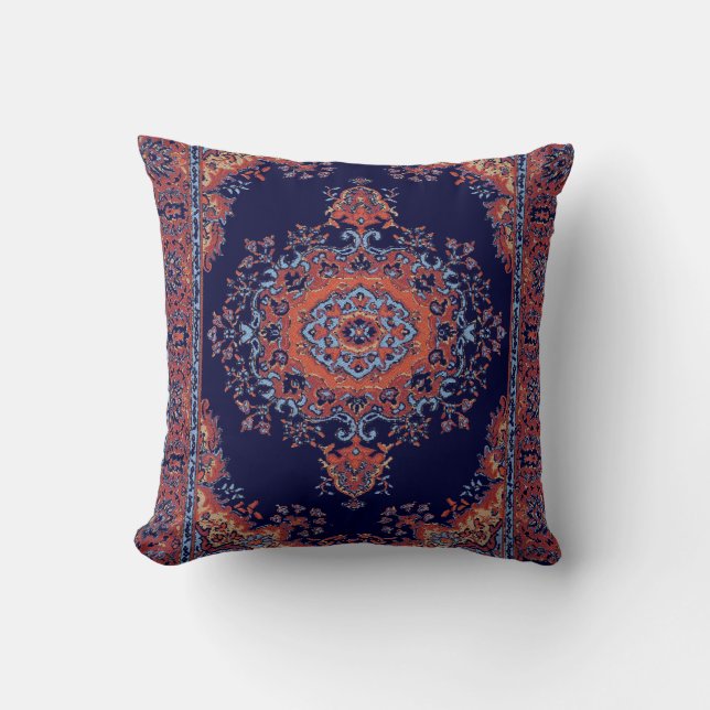 Coussin Motif persan vintage (Recto)