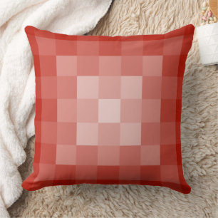 Coussin Motif Pixel Tints Carré Orange