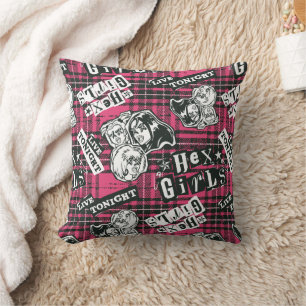 Coussin Motif Plaid Des Filles Hex