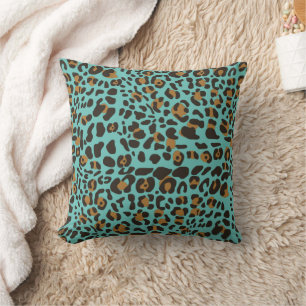 Coussin Motif Poster de animal Leopard Jaguar